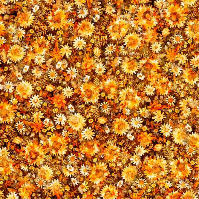 All The Buzz - Bees & Floral Brown