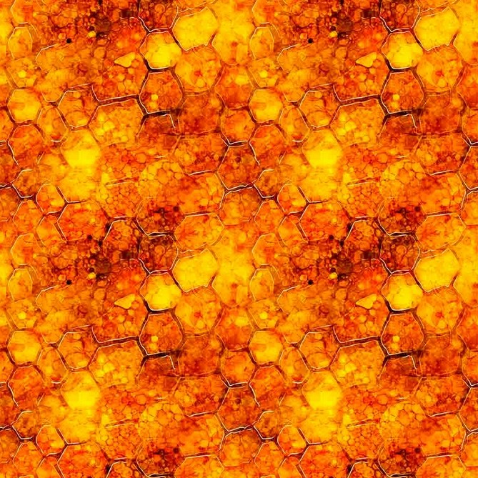 All The Buzz - Honeycomb Burnt Orange