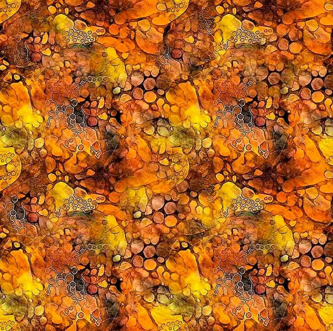 Dragon Dreams - Scale Texture Burnt Orange