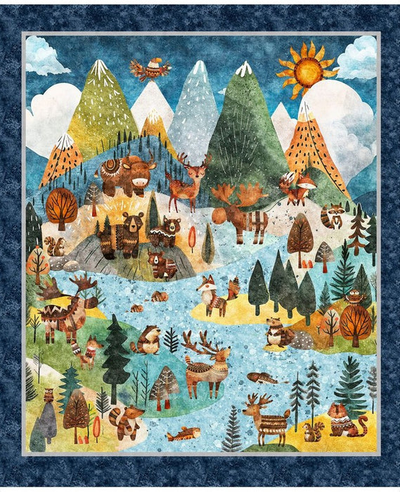 Bearsville Panel - Scenic Navy