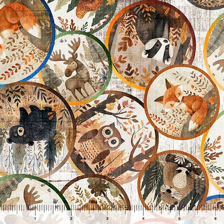 Bearsville - Animal Tondos Birch