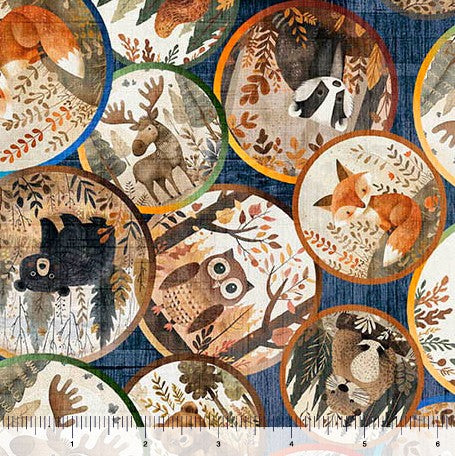 Bearsville - Animal Tondos Navy