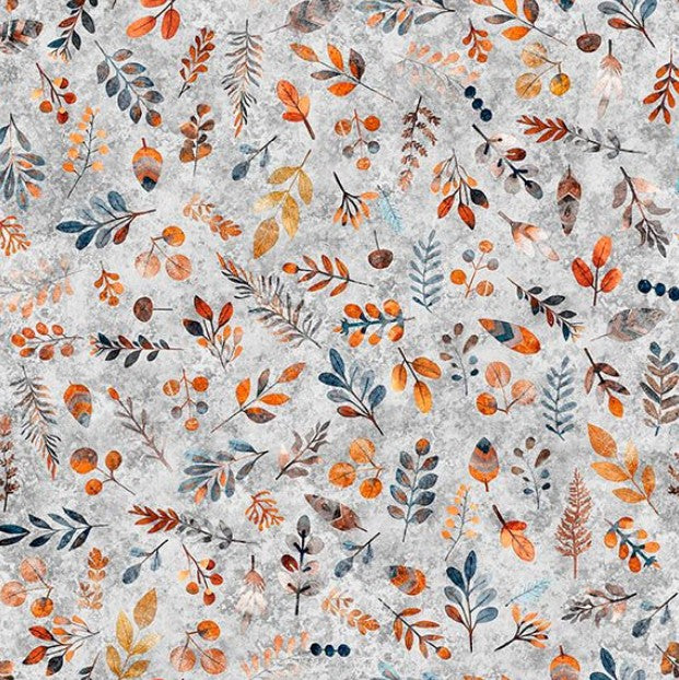 Bearsville - Woodland Ditsy Gray