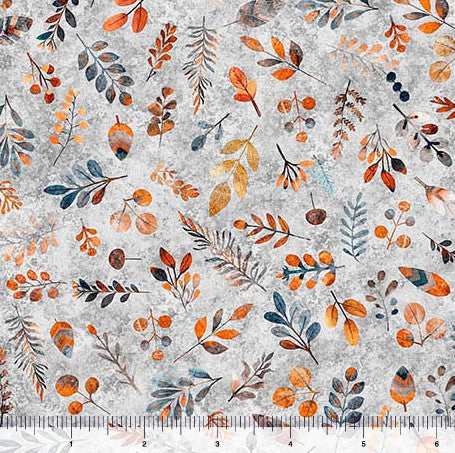 Bearsville - Woodland Ditsy Gray