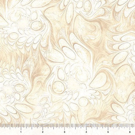 Feline Fantasia - Marble Abstract Cream