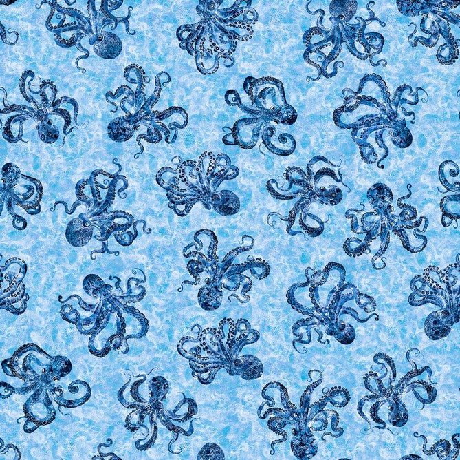 Ocean Blues - Octopus Blue