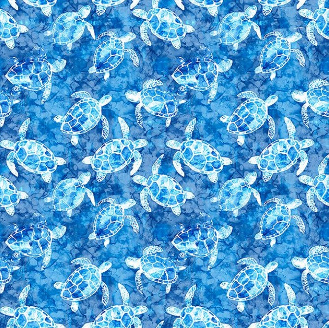 Ocean Blues - Sea Turtles Blue
