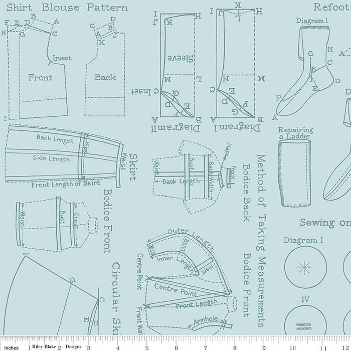 Sew Journal - Needlecraft Blue