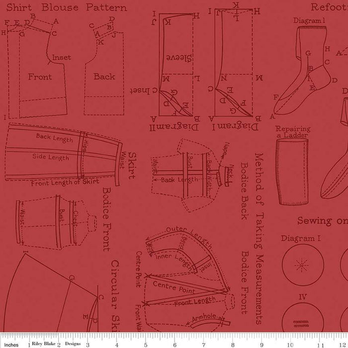Sew Journal - Needlecraft Red