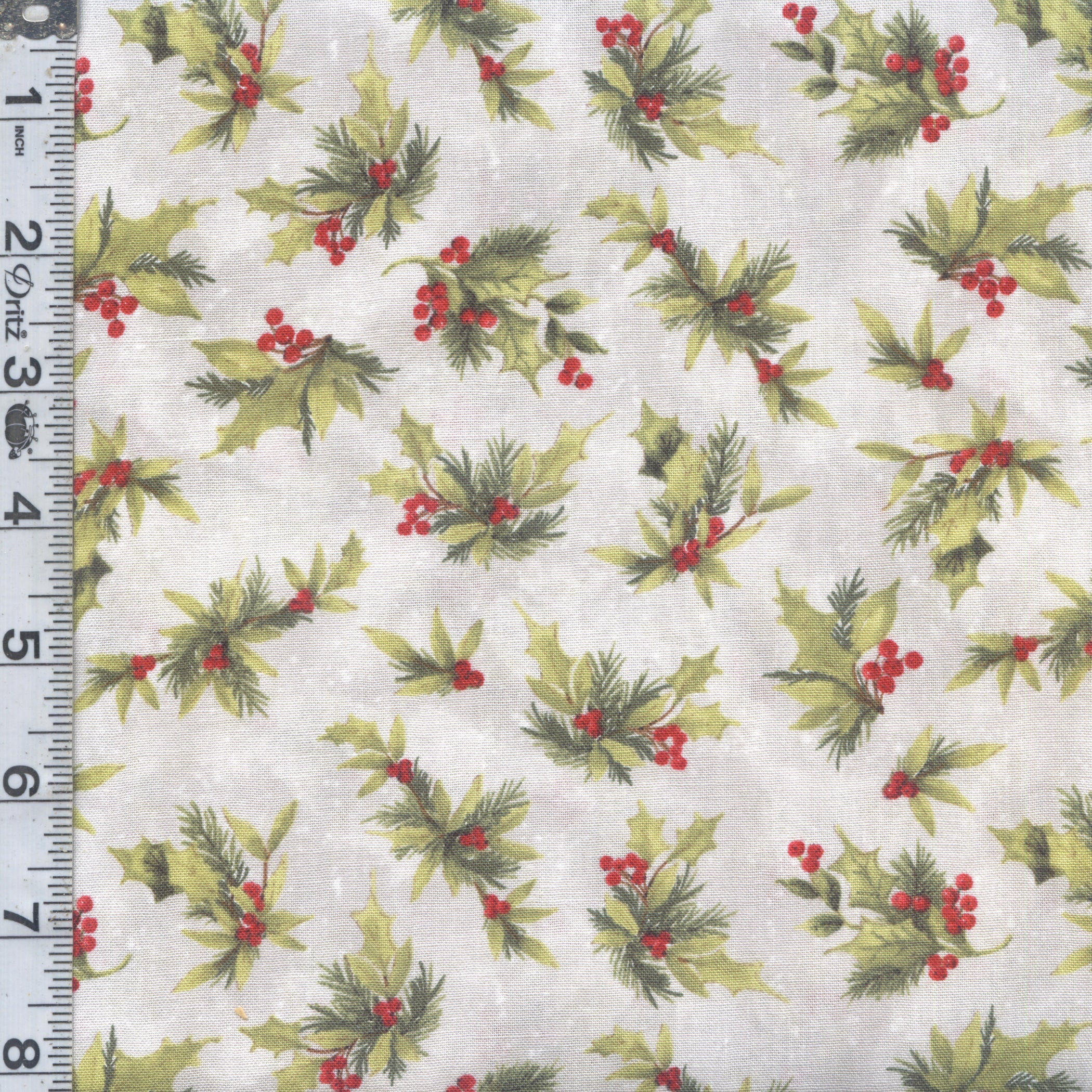 Frosty Frolic - Holly Light Grey — Fabric Shack