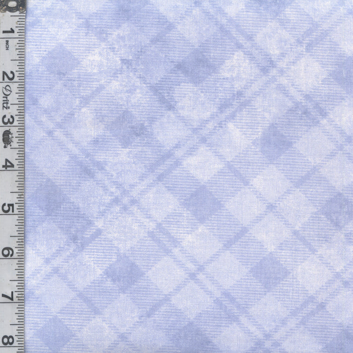 Dry Brush Plaid - Pale Blue