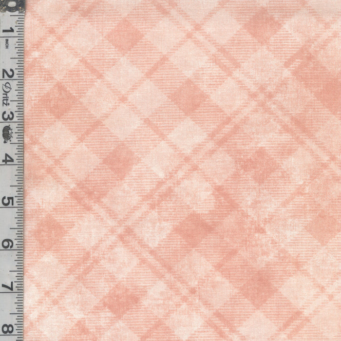 Dry Brush Plaid - Pale Apricot