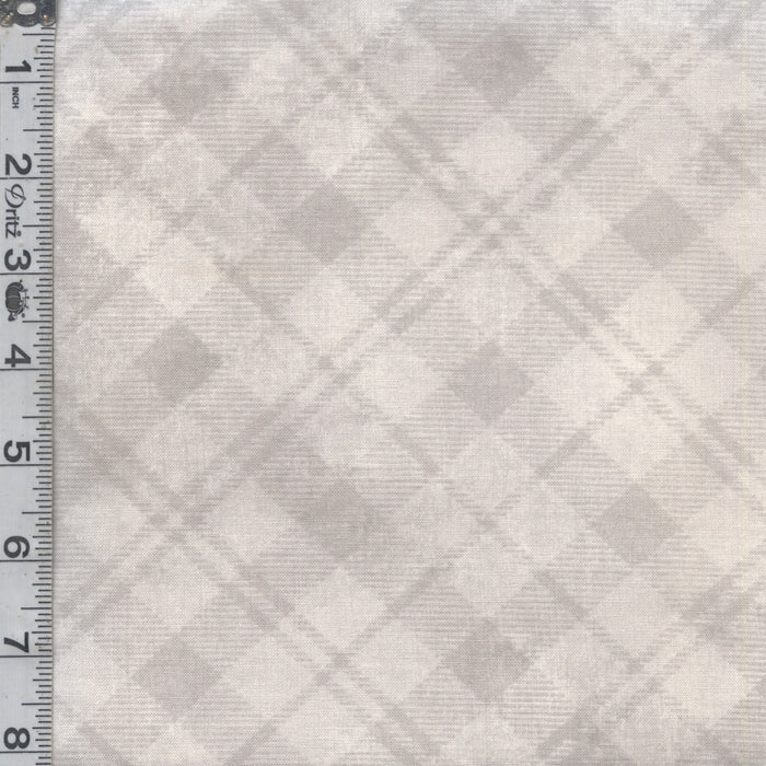 Dry Brush Plaid - Silver