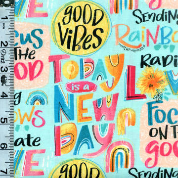 Good Vibes Digital Print - Words