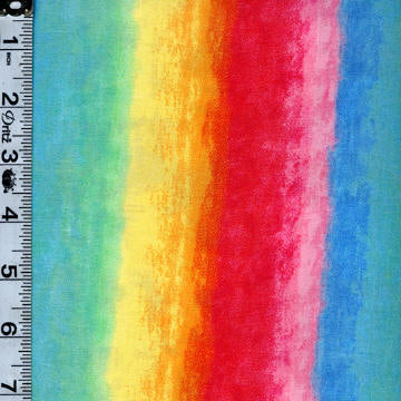 Good Vibes Digital Print - Rainbow Stripe