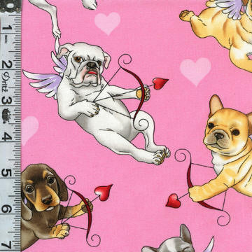 Nicole's Prints - Puppy Love Pink