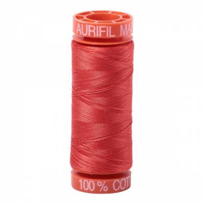 Aurifil 50 wt. Cotton Thread - Light Red Orange