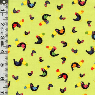 Busy Street -Toucans Lime
