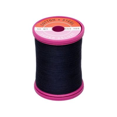 Cotton + Steel 50 Wt. Cotton Thread - Dark Navy