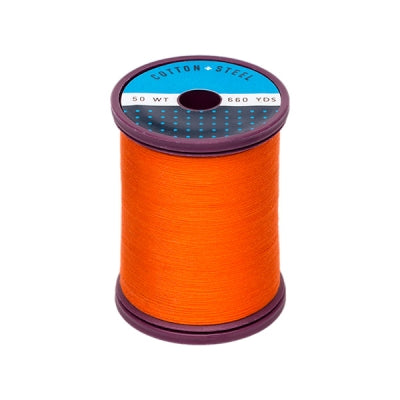 Cotton + Steel 50 Wt. Cotton Thread - Orange Red