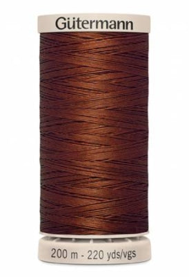 Cotton Hand Quilting Thread 100% Wax Finish Cotton - Rust