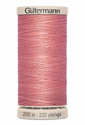 Cotton Hand Quilting Thread 100% Wax Finish Cotton - Strawberry