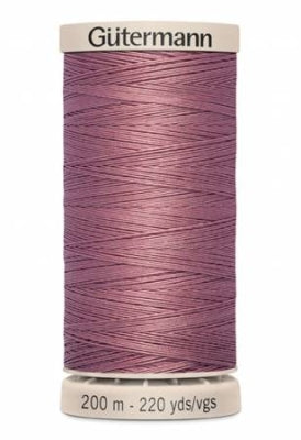 Cotton Hand Quilting Thread 100% Wax Finish Cotton - Dark Rose