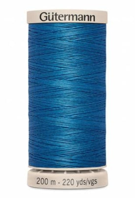 Cotton Hand Quilting Thread 100% Wax Finish Cotton - Sapphire