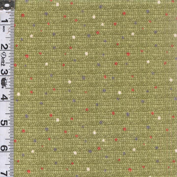 Let It Snow Flannel - Sweater Dots Green