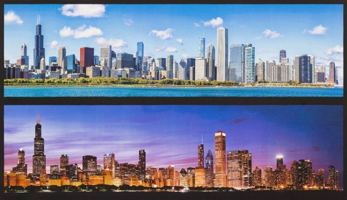 Cityscapes Digital Print Panel - Skyline Multi
