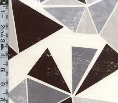 Minky - Triangular Origami - Triangle Black