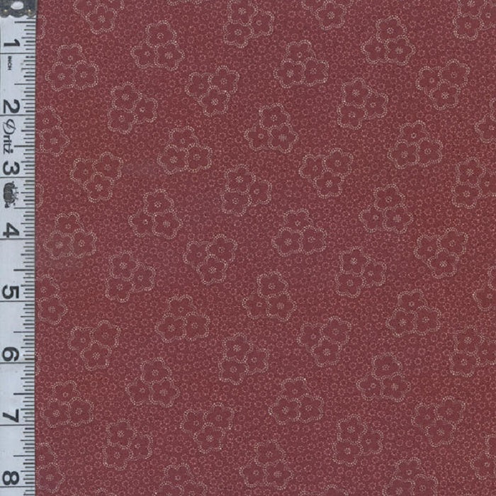 Clover Blossom Farm - Geo Flower Poppy — Fabric Shack
