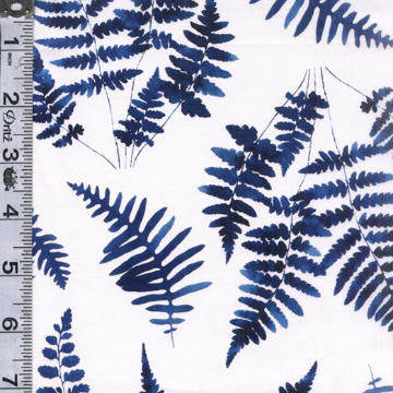 Indigo Ferns -  Boston Fern White/Blue