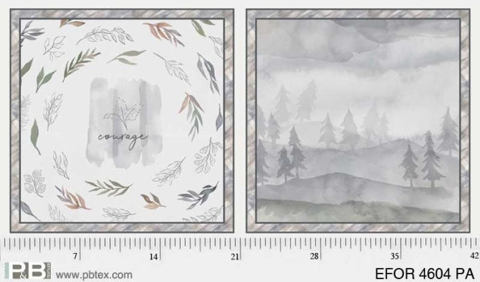 Ethereal Forest Panel - Forest "Courage" Blocks Multi/Shadow