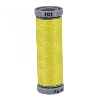 Presencia 50 wt. 3 Ply Cotton Sewing Thread - Light Lemon