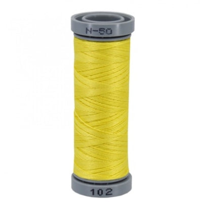 Presencia 50 wt. 3 Ply Cotton Sewing Thread - Light Yellow