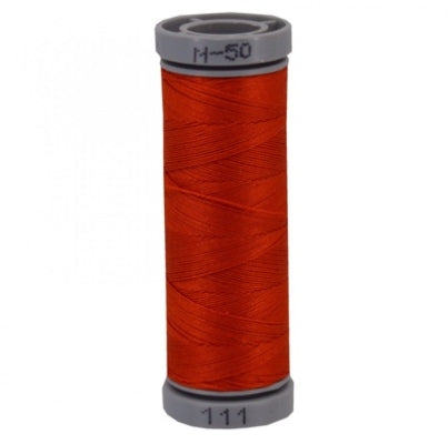 Presencia 50 wt. 3 Ply Cotton Sewing Thread - Bright Orange-Red