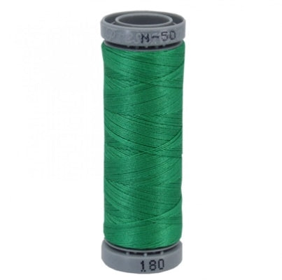 Presencia 50 wt. 3 Ply Cotton Sewing Thread - Medium Emerald Green