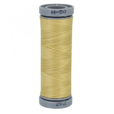 Presencia 50 wt. 3 Ply Cotton Sewing Thread - Light Yellow Beige 1