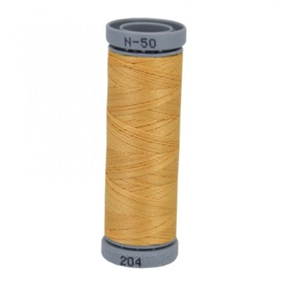 Presencia 50 wt. 3 Ply Cotton Sewing Thread - Light Old Gold