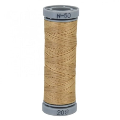 Presencia 50 wt. 3 Ply Cotton Sewing Thread - Light Amber