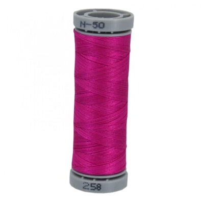 Presencia 50 wt. 3 Ply Cotton Sewing Thread - Dark Cyclamen Pink