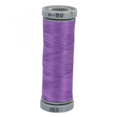 Presencia 50 wt. 3 Ply Cotton Sewing Thread - Violet