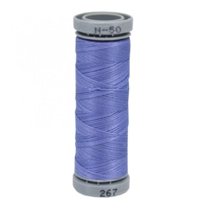 Presencia 50 wt. 3 Ply Cotton Sewing Thread - Grey Blue Violet