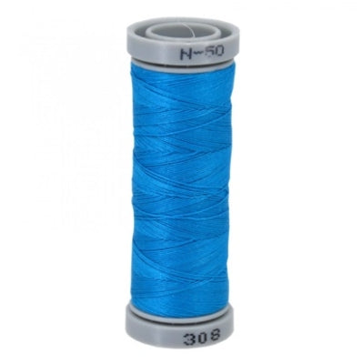 Presencia 50 wt. 3 Ply Cotton Sewing Thread - Dark Electric Blue