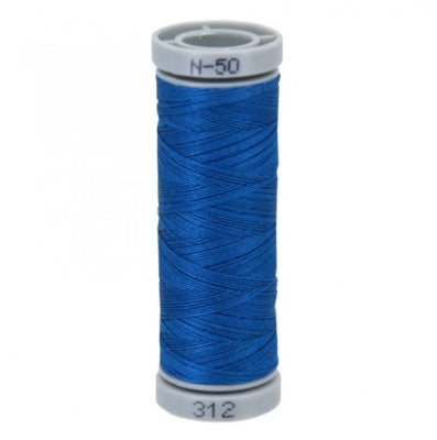 Presencia 50 wt. 3 Ply Cotton Sewing Thread - Medium Bright Blue