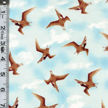 March of the Dinosaurs - Pterodactyl Sky Blue