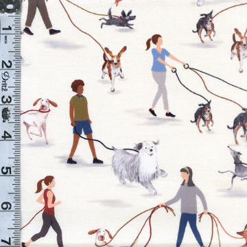 Unleashed Digital Print - Dog Walk
