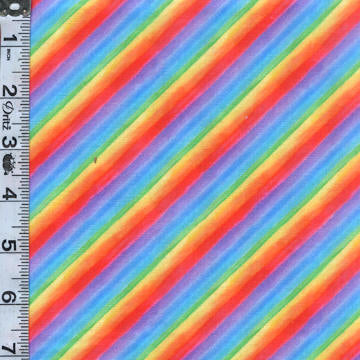 Hello Sunshine Digital Print - Rainbow Stripe