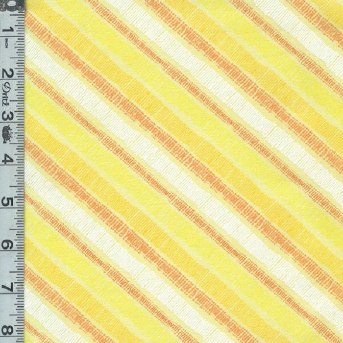 Sunflower Sweet - Diagonal Stripe Yellow